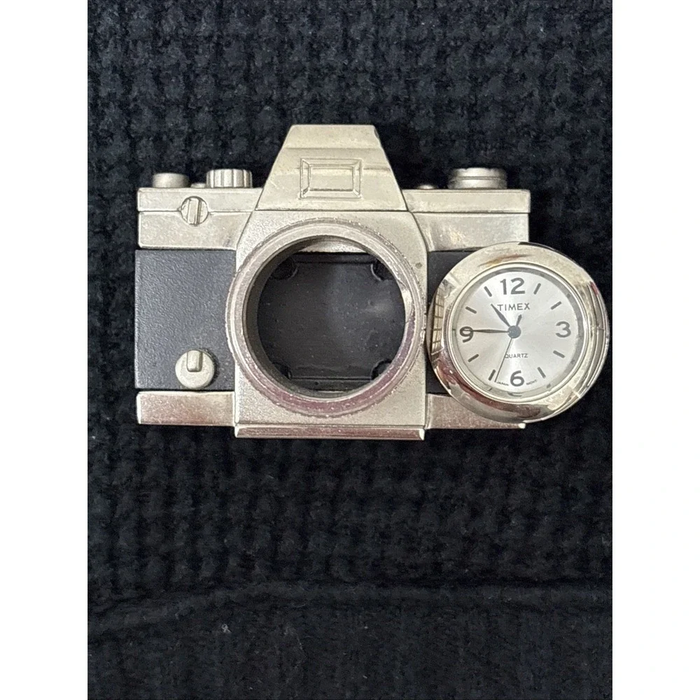 Miniature Timex Quartz Japan Movement Vintage‎ Desk Clock